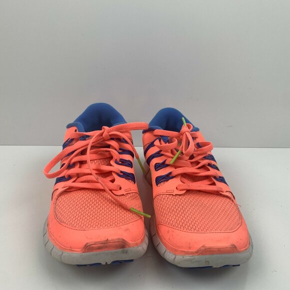 Nike Free 5.0 Shoes Womens Size 7 Atomic Pink Flash Lime Running - Picture 2 of 6